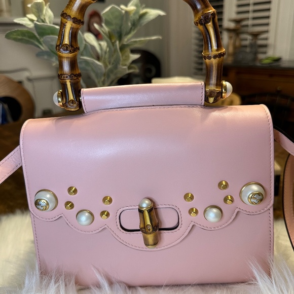 STUNNING RARE LIMITED EDITION JAPAN EXCLUSIVE Gucci Bamboo 3 Way Bag - Picture 4 of 17